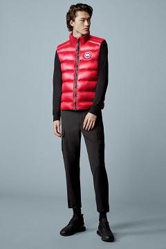 Chamarras Canada Goose Hombre Outlet - Crofton Chalecos Rojos PA9123674
